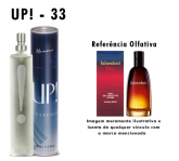 UP!33 Perfume Fahrenheit* Folhas de Violeta/Patchouli