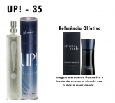 UP!35 Perfume Armani Black Code* (Âmbar/Jasmim Moderno)